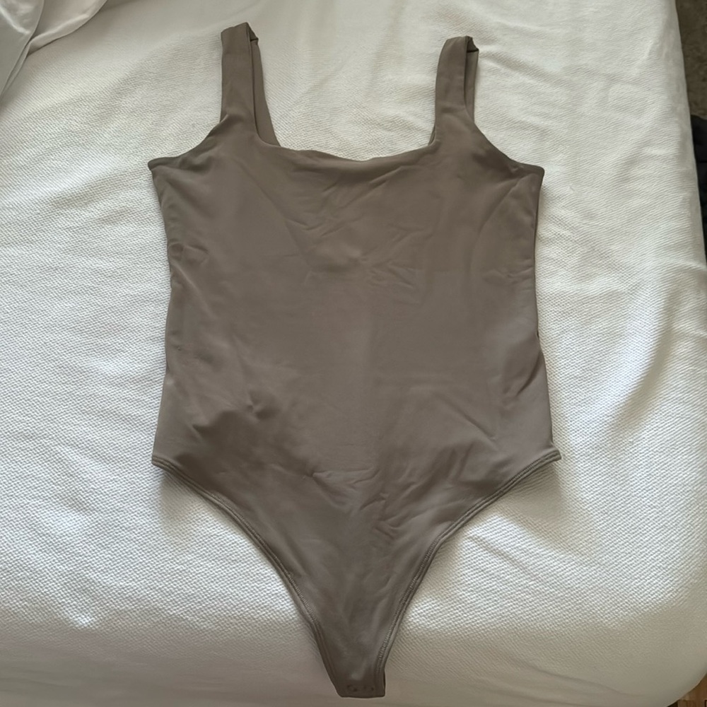 Abercrombie square necked body suit. Size large